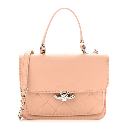 Chanel Caviar Quilted CC Box Flap Light Pink 1 of 10