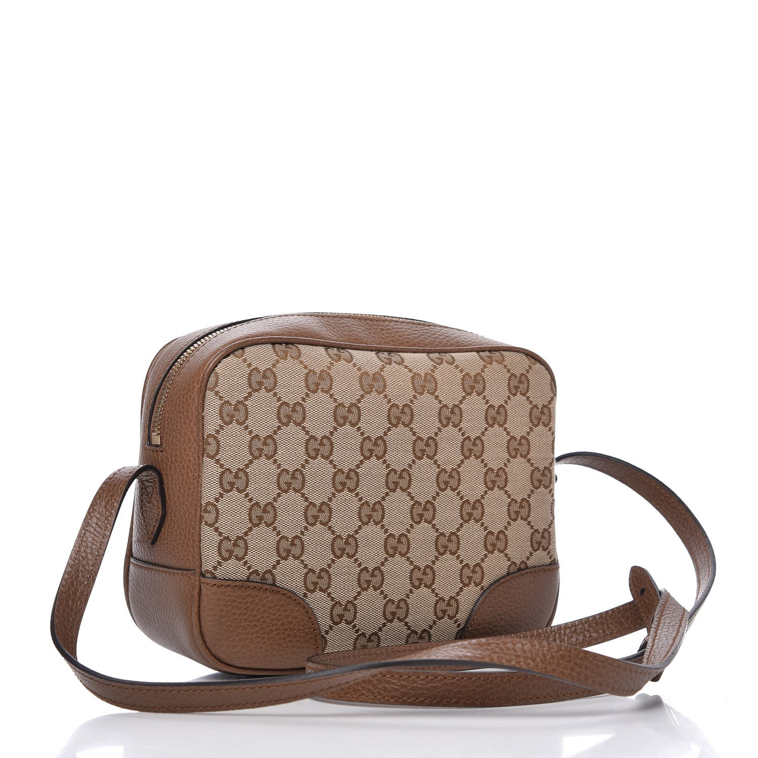 Gucci Monogram Mini Bree Messenger Bag Beige Tabacco 3 of 10