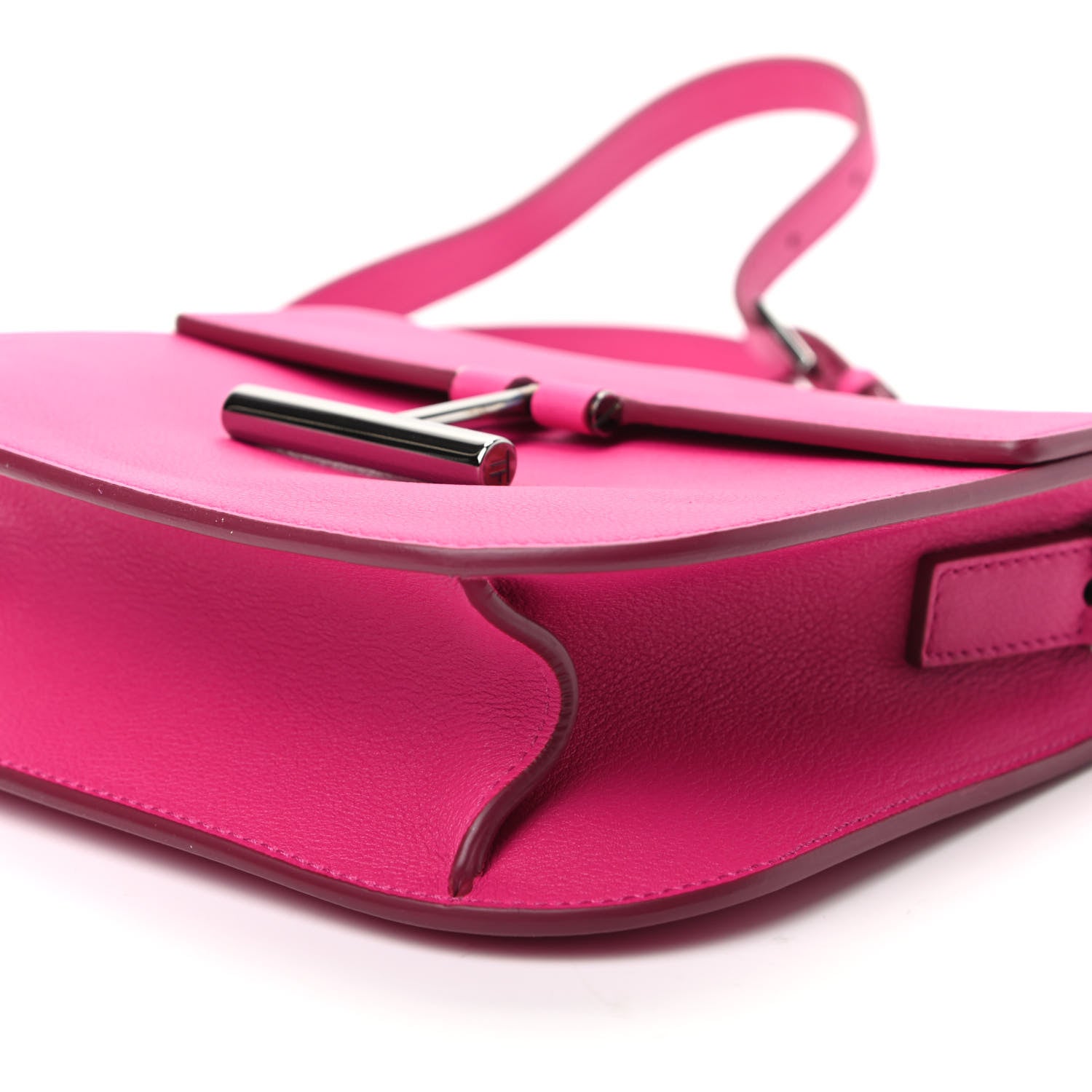 Tom Ford Calfskin Mini T Clasp Tara Crossbody Bag Pink 8 of 8