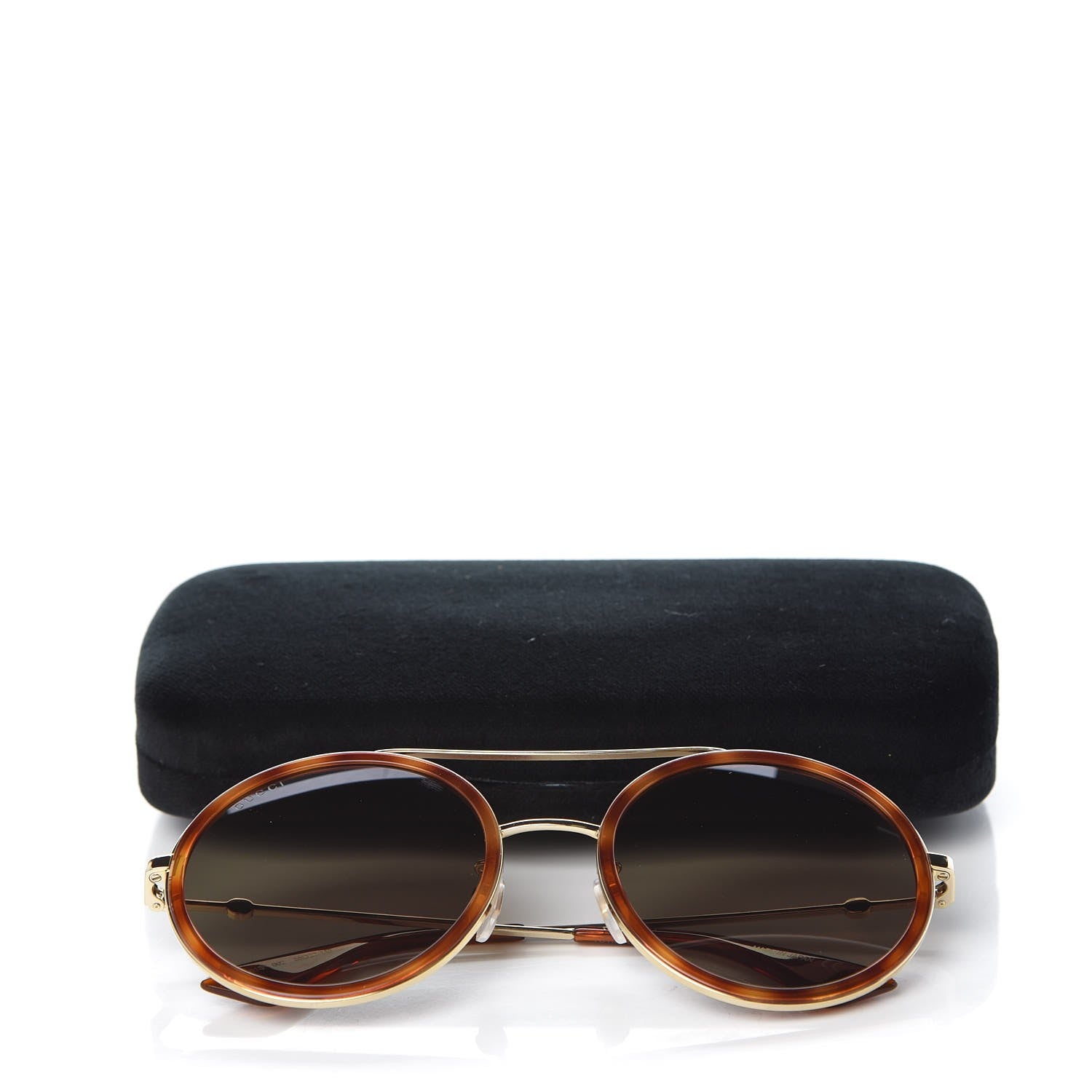 Gucci Round Sunglasses GG0061S Tortoise 9 of 9
