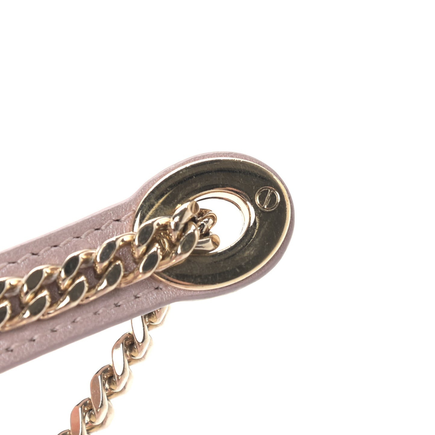 Metallic Lambskin Cannage Mini Lady Dior Lotus