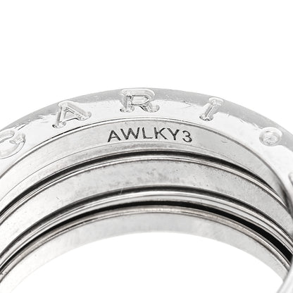 Bulgari 18K White Gold B.Zero1 Three-Band Ring 53 6.5 5 of 6