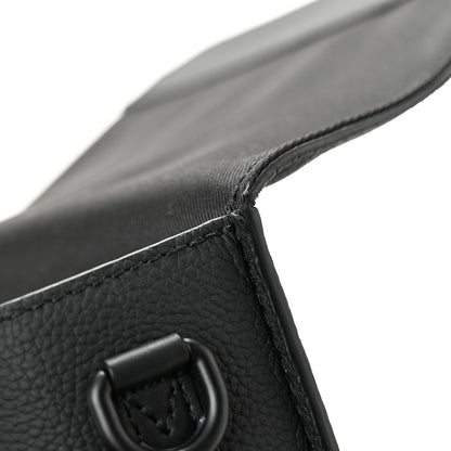 Louis Vuitton Calfskin Aerogram Fastline Wearable Wallet Black 9 of 10