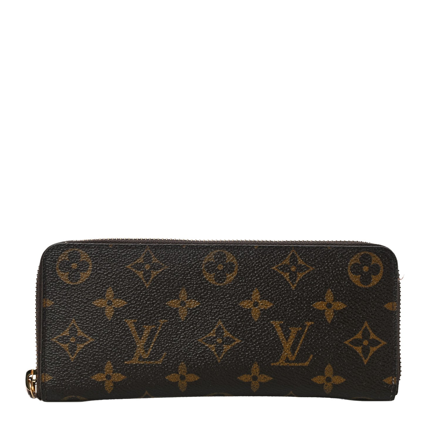 Monogram Clemence Wallet Rose Ballerine