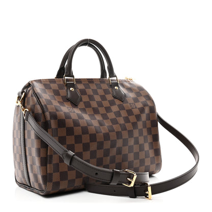 Louis Vuitton Damier Ebene Speedy Bandouliere 30 3 of 9