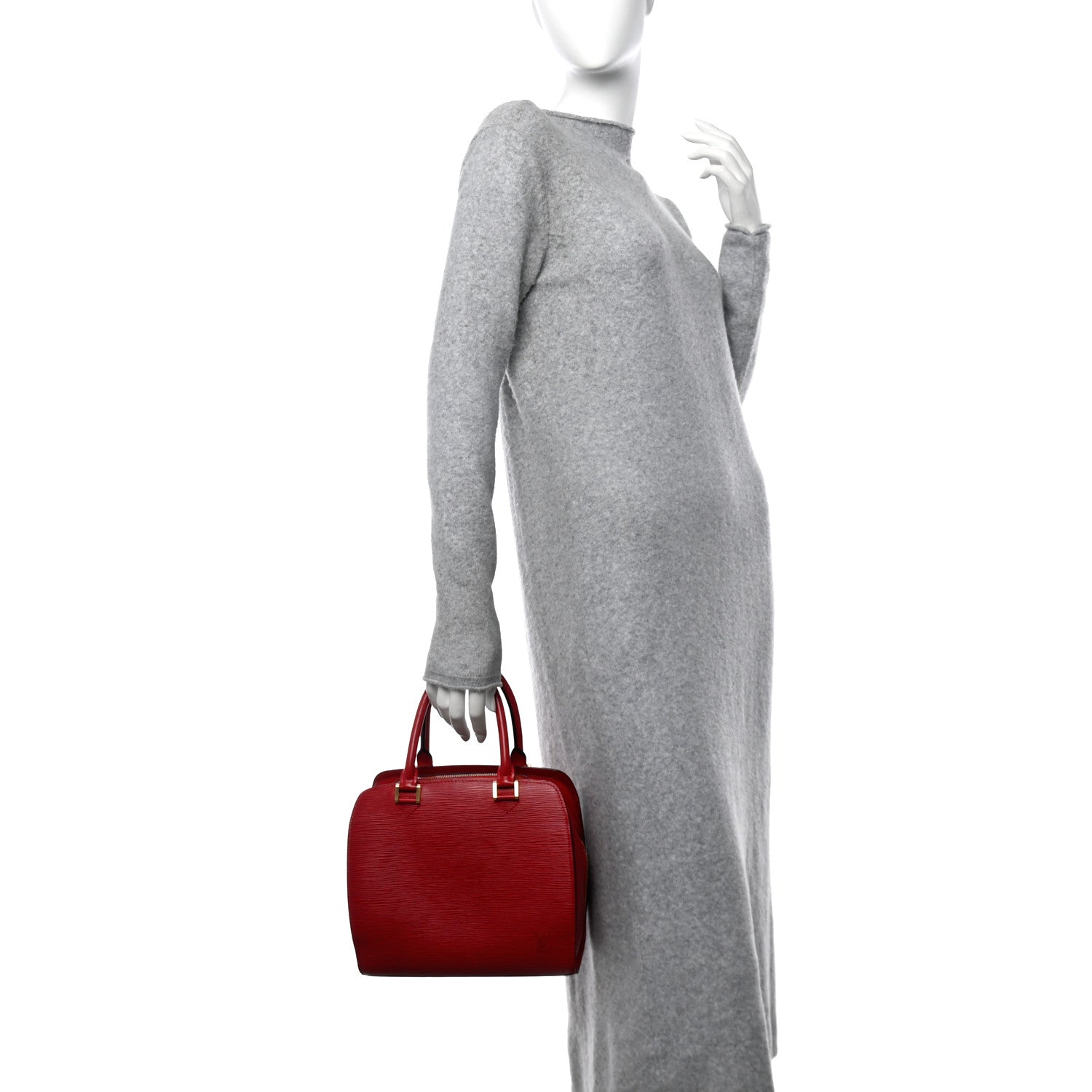 Louis Vuitton Epi Pont-Neuf Castillan Red Red 2 of 10