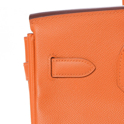 Hermes Epsom Birkin 30 Orange 23 of 36