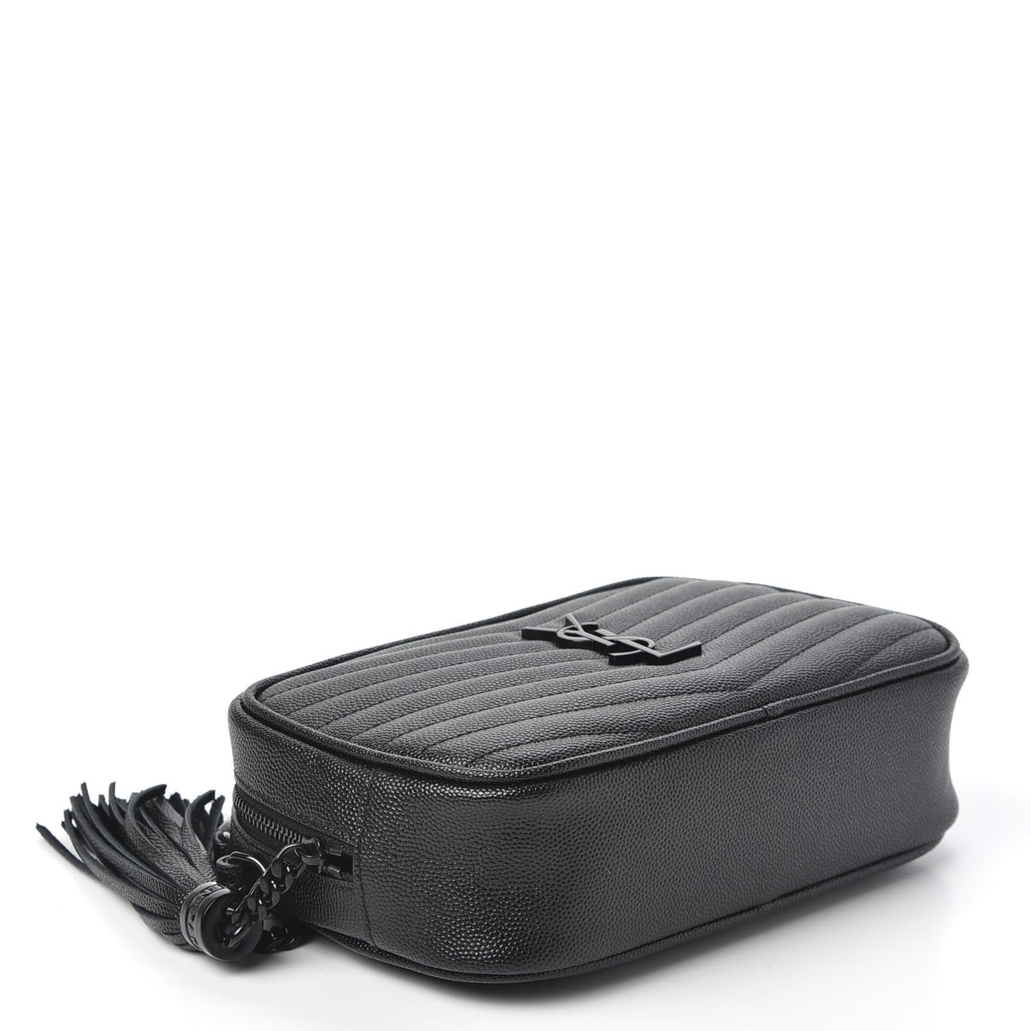 Grain De Poudre Matelasse Monogram Mini Lou Camera Bag Black