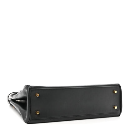 Celine Supple Calfskin Medium Annabel Black 4 of 9