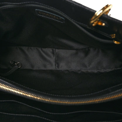 Chanel Caviar Quilted Grand Shopping Tote GST Black 4 of 10