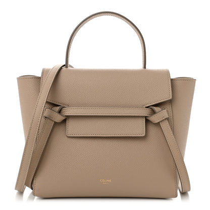 Celine Grained Calfskin Nano Belt Bag Light Taupe 1 of 11