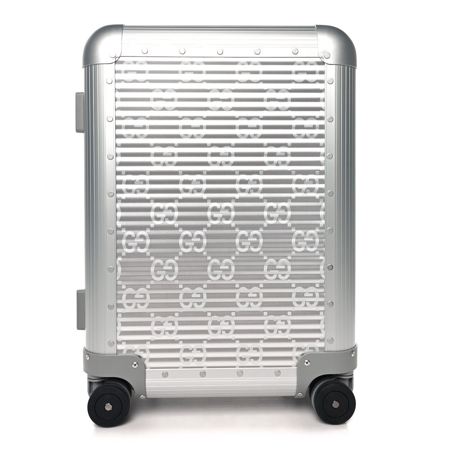 Gucci Aluminum GG Monogram Porter Cabin Plus Trolley Rosso 1 of 10