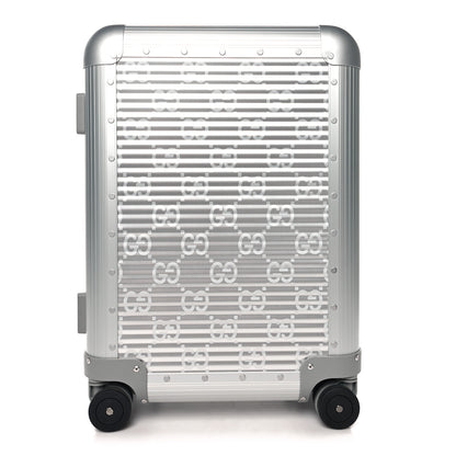 Gucci Aluminum GG Monogram Porter Cabin Plus Trolley Rosso 1 of 10