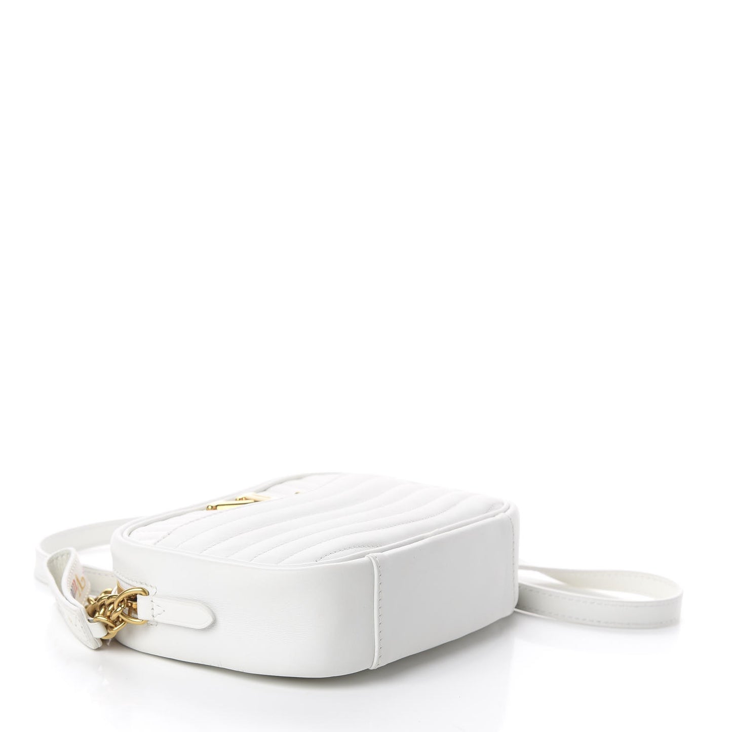 Calfskin New Wave Camera Bag White