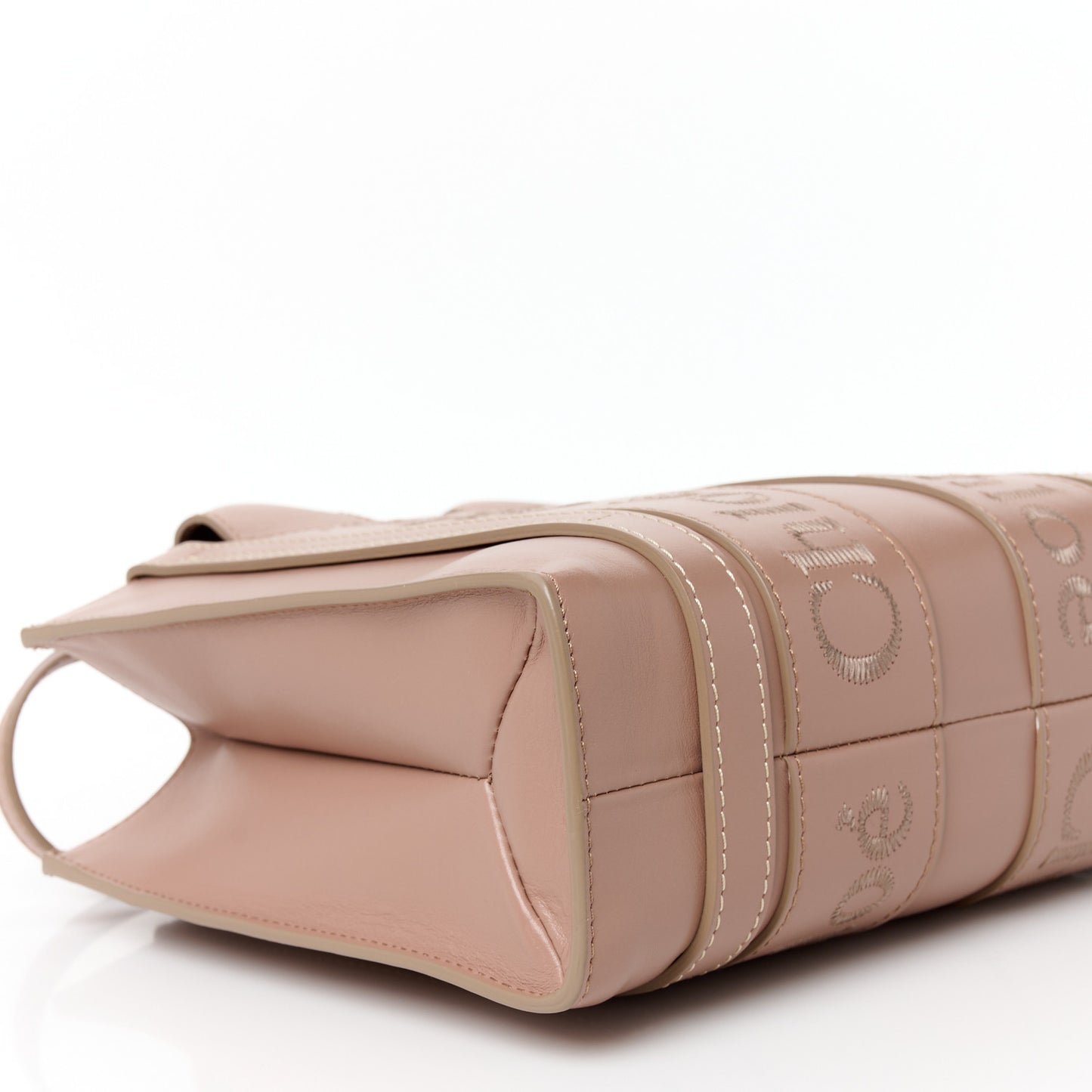 Calfskin Small Woody Tote Anemone Pink