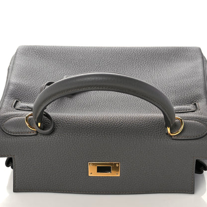 Hermes Togo Kelly Retourne 28 Etain 18 of 38