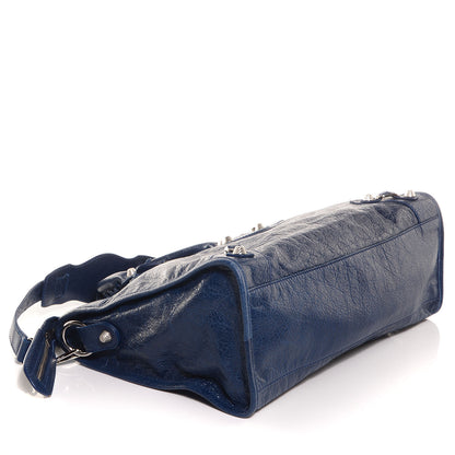 Balenciaga Agneau Giant 12 Silver Hardware City Bleu Mineral Light Bleu Mineral 4 of 14