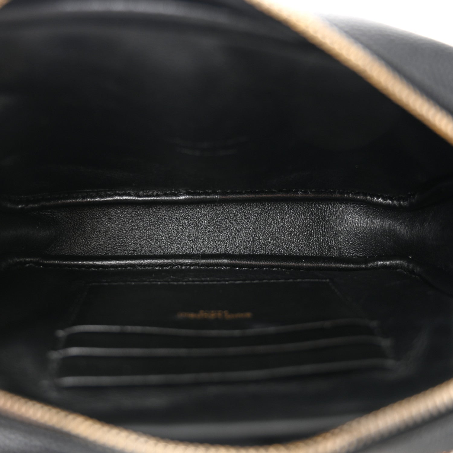 Saint Laurent Grain De Poudre Matelasse Monogram Mini Lou Camera Bag Black 5 of 11