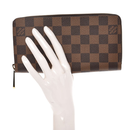Louis Vuitton Damier Ebene Zippy Wallet Rose Ballerine 2 of 7