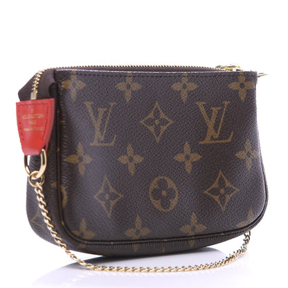 Louis Vuitton Monogram 2020 Christmas Animation Bumper Cars Mini Pochette Accessories Coquelicot 3 of 7