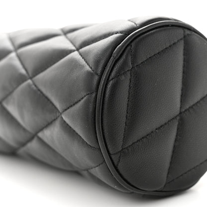 Saint Laurent Lambskin Monogram Mini Sade Tube Bag Black 10 of 10