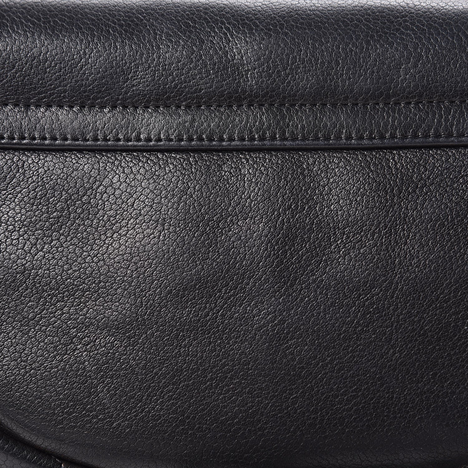 Chanel Caviar Half Moon Wallet On Chain WOC Black 10 of 13