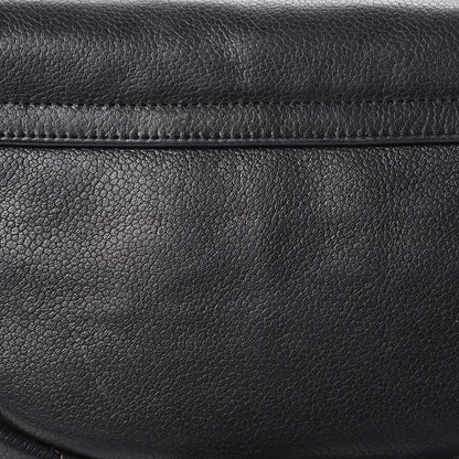 Chanel Caviar Half Moon Wallet On Chain WOC Black 10 of 13