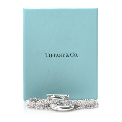 Tiffany Sterling Silver Multi-Chain Circle Toggle Bracelet 6 of 6