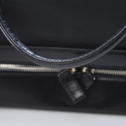 Prada Tessuto Nylon Soft Calf Zip Around Satchel Black 19 of 22