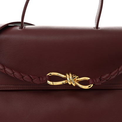 Bottega Veneta Silky Calfskin Medium Ciao Ciao Barolo 9 of 12