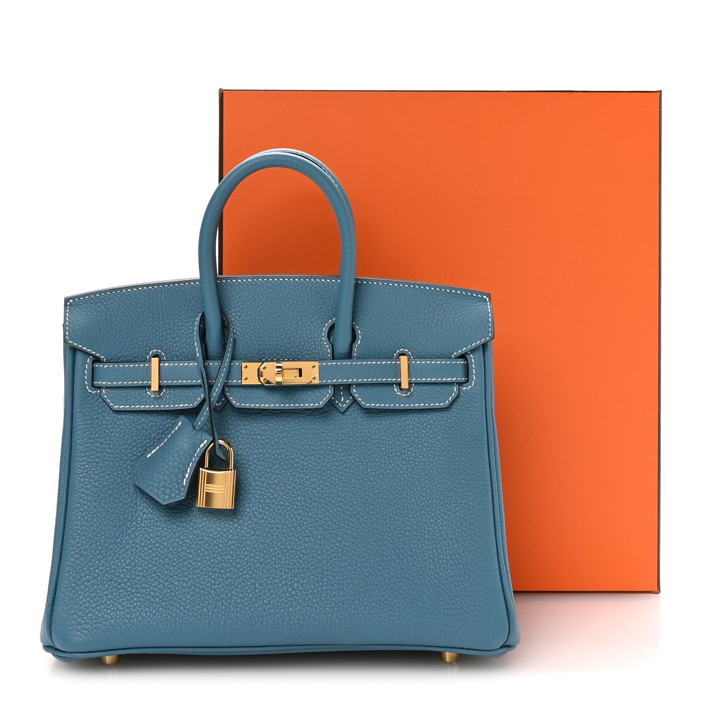 Togo Birkin 25 New Blue Jean