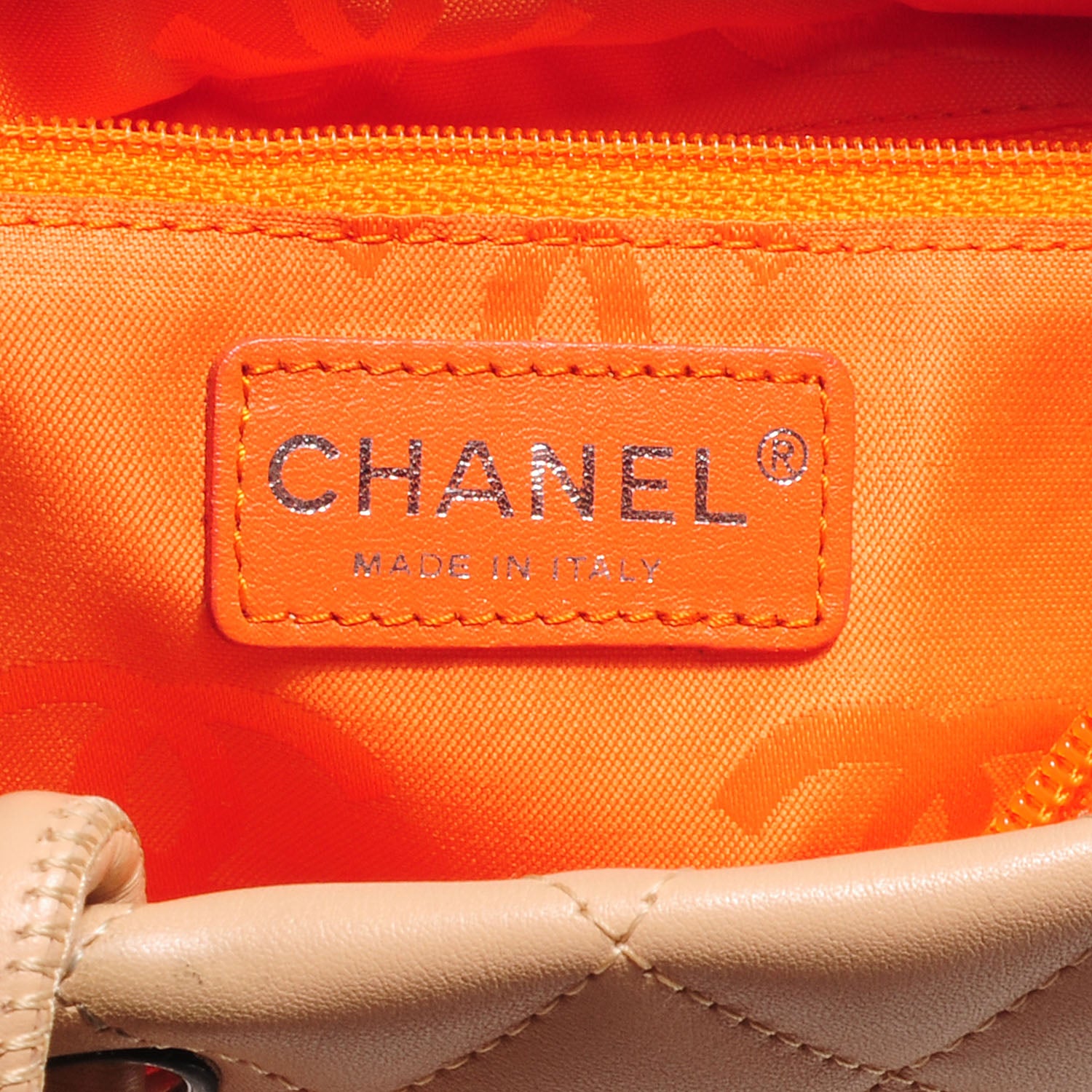 Chanel Calfskin Quilted Small Cambon Tote Beige 7 of 8