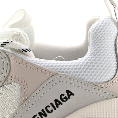Balenciaga Fabric Mesh Womens Triple S Sneakers 38 Grey Red White 9 of 11
