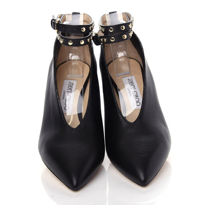 Jimmy Choo Calfskin Lark 65 Ankle Strap Pumps 37 Black 5 of 10