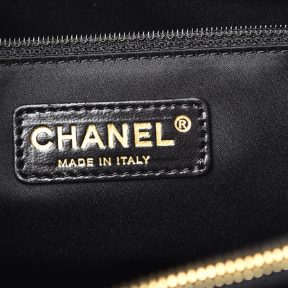 Chanel Caviar Quilted Grand Shopping Tote GST Black 8 of 10