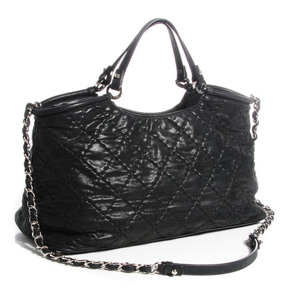 Chanel Iridescent Calfskin Small Sea Hit Tote Black 3 of 7