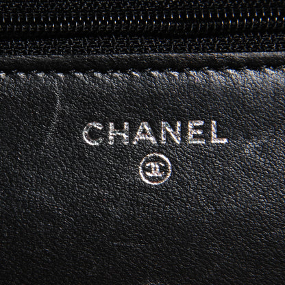 Chanel Lambskin Quilted Wallet on Chain WOC Black 5 of 8