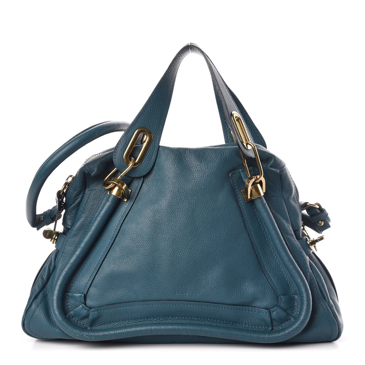 Calfskin Medium Paraty Peacock Blue