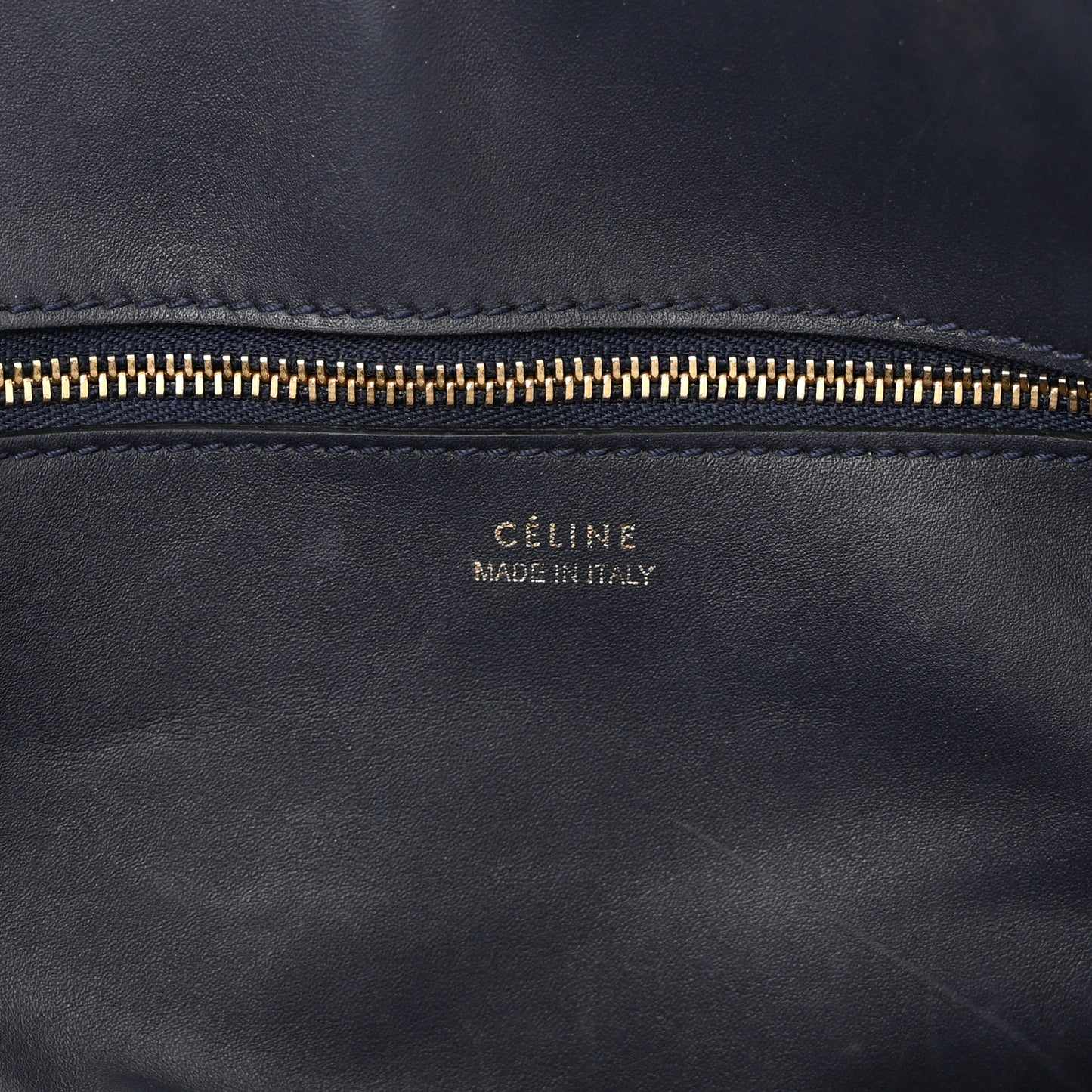 Smooth Calfskin Large Bi-Color Tie Knot Tote Black Navy