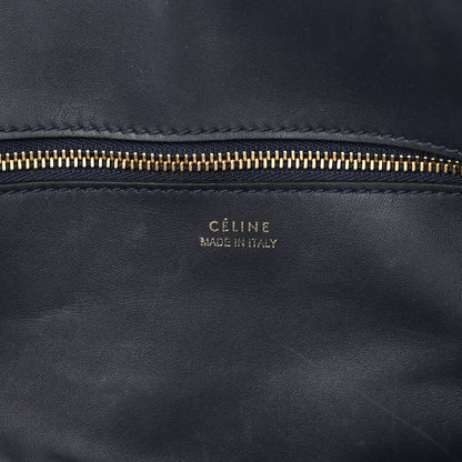 Celine Smooth Calfskin Large Bi-Color Tie Knot Tote Black Navy 7 of 22