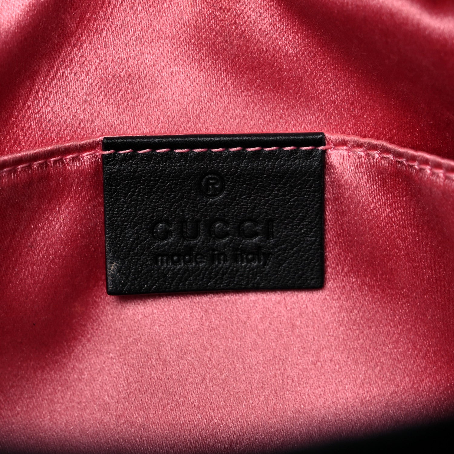 Gucci Velvet Matelasse Small GG Marmont Chain Shoulder Bag Black 6 of 24