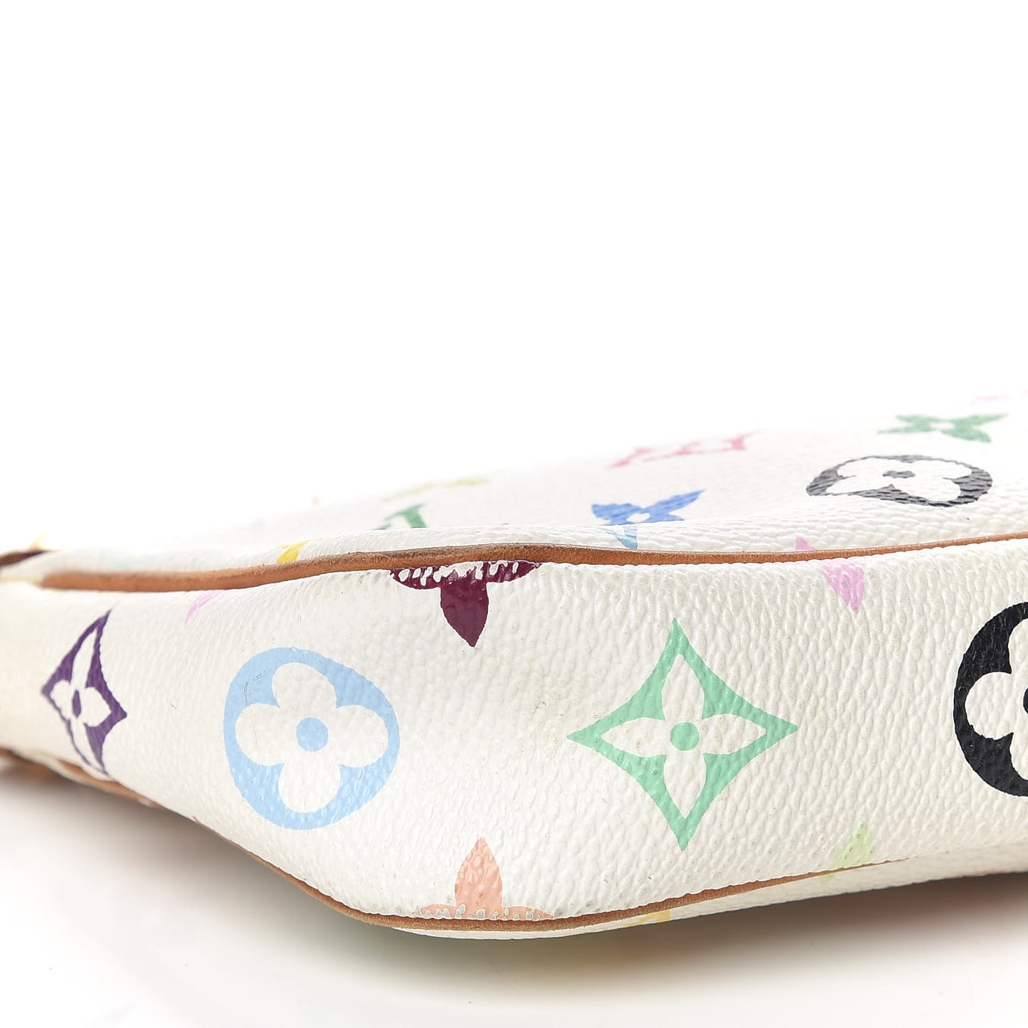 Monogram Multicolor Pochette Accessories White