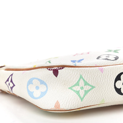 Louis Vuitton Monogram Multicolor Pochette Accessories White 13 of 17