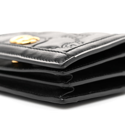 Gucci Nylon Calfskin Enamel GG Matelasse Mini Chain Bag Black 10 of 10