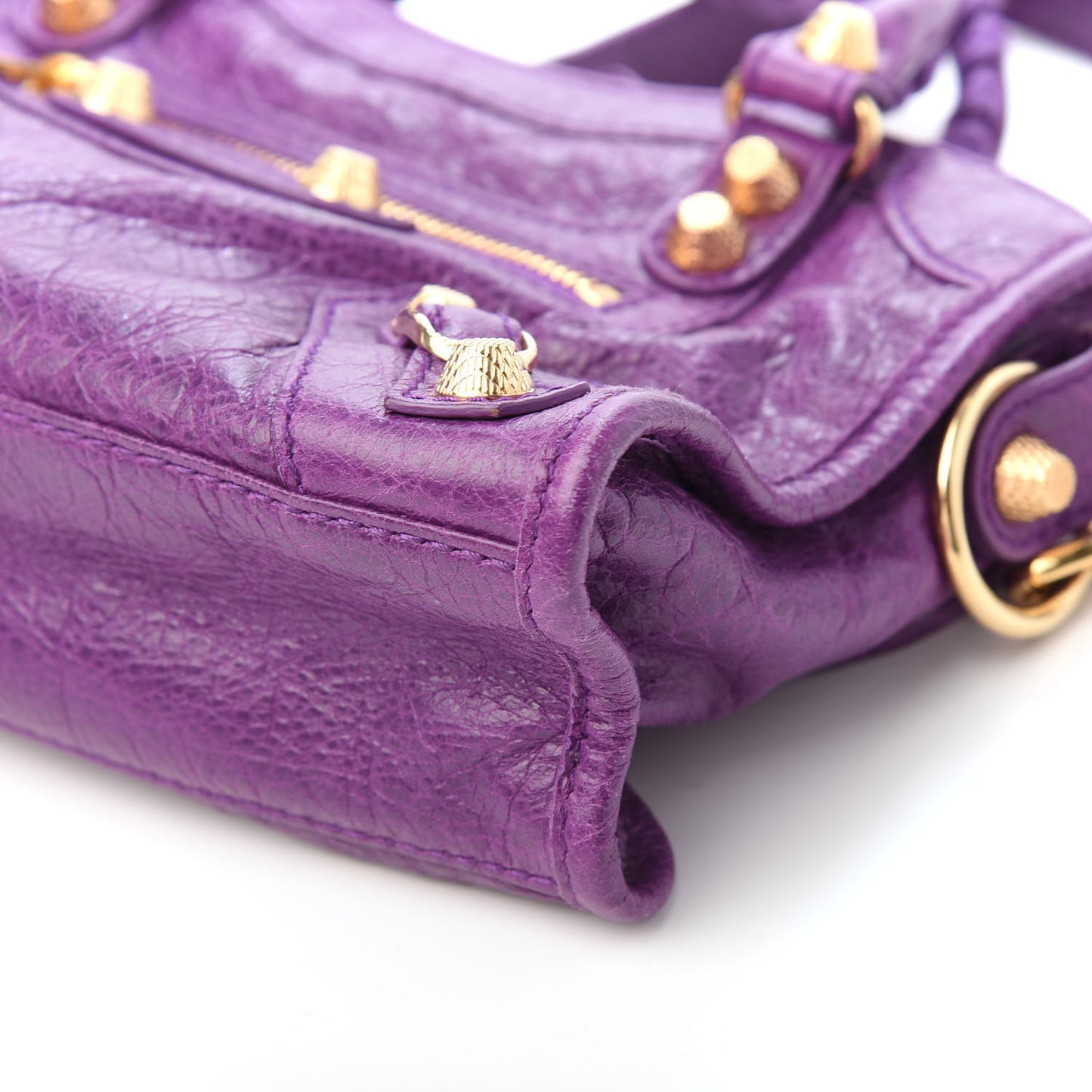 Agneau Giant 12 Gold Hardware Mini City Ultraviolet
