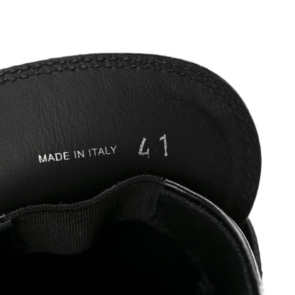 Prada Spazzolato Triangle Logo Monolith Pointy 55mm Loafers 41 Black 9 of 9