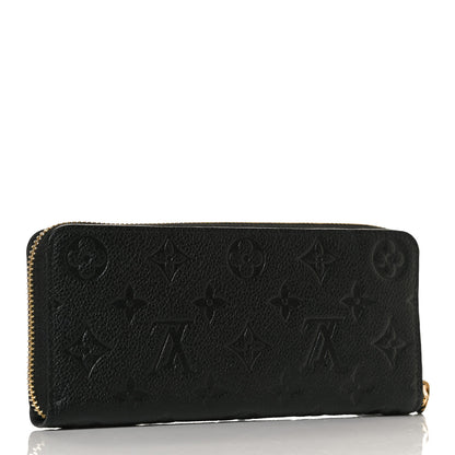 Louis Vuitton Empreinte Clemence Wallet Black 3 of 11