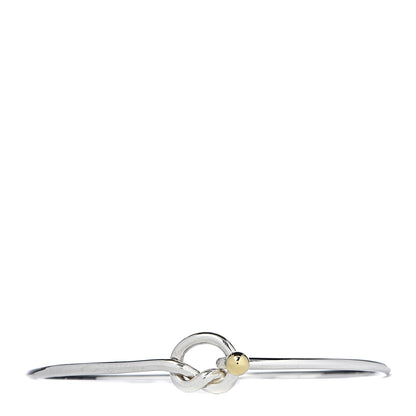 Tiffany Sterling Silver 18K Yellow Gold Knot Bracelet 1 of 4