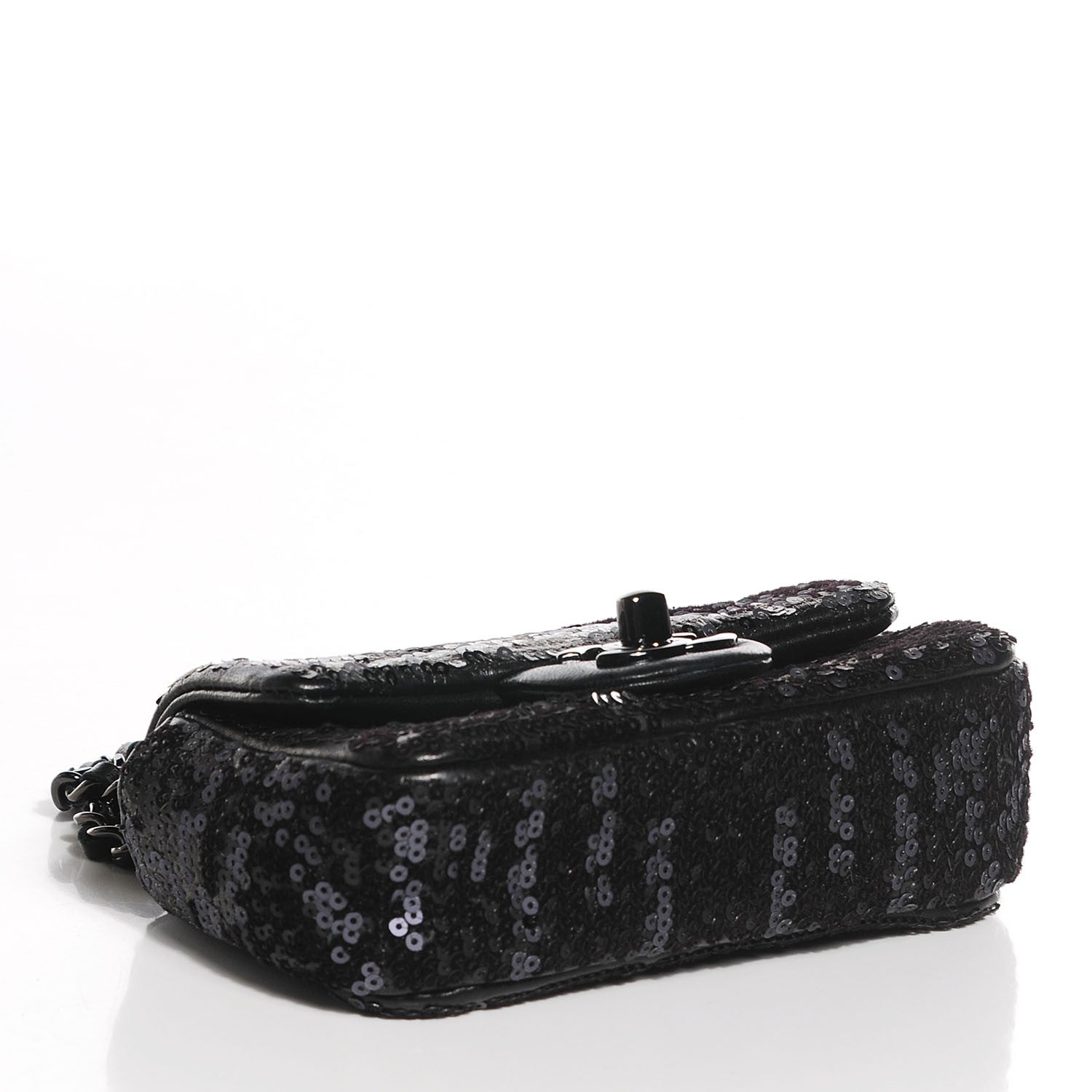 Chanel Lambskin Sequin Moonlight on Water Extra Mini Flap 4 of 8