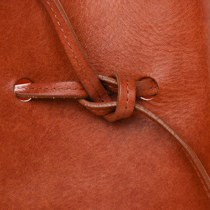 Mansur Gavriel Vegetable Tanned Calfskin Mini Bucket Bag Camello 13 of 18